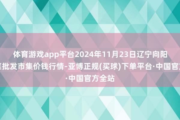 体育游戏app平台2024年11月23日辽宁向阳市果菜批发市集价钱行情-亚博正规(买球)下单平台·中国官方全站